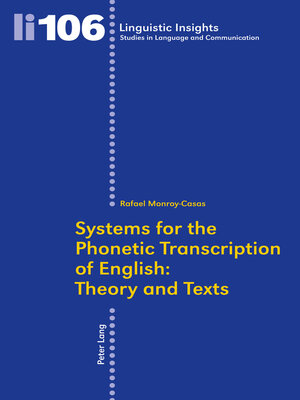 cover image of Systems for the Phonetic Transcription of English